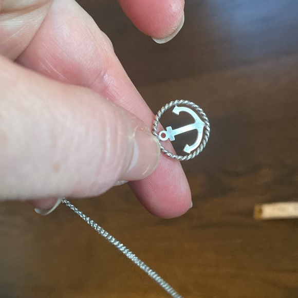Tiffany & Co Anchor charm and chain. - Picture 8 of 12